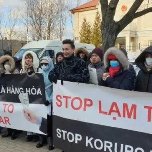 Demonstration in Warschau